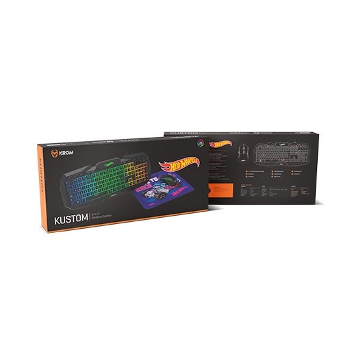 PACK KROM KUSTOM RATÓN+TECLADO+ALFOMBRILLA HW - Imagen 6