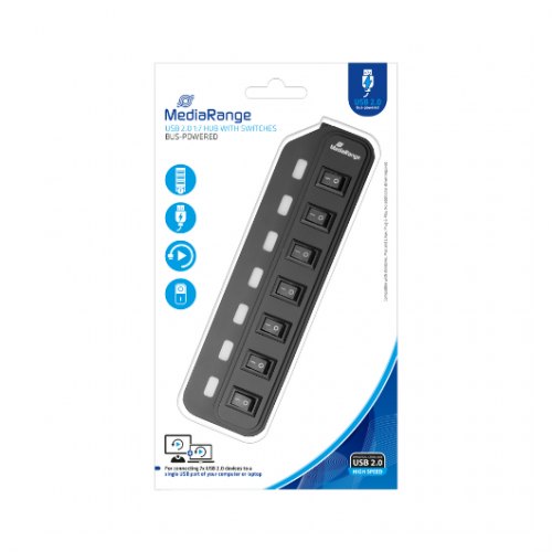 HUB MEDIARANGE USB 2.0 7XUSB 2.0 7XUSB 2.0