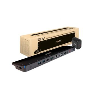 DOCKING 15 EN 1 CLUB3D USB C ALTMODE  65W 2xUSB-C, 5xUSB-A, 1xHDMI, 1xDP, 1xVGA, 1xRJ45, 1xSD, 1x Audio