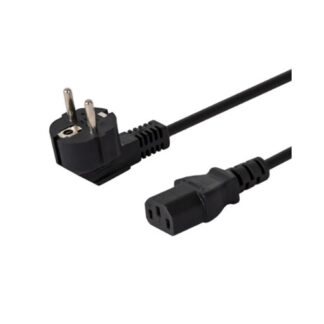 CABLE ALIMENTACION SAVIO CEE 7/7 (E/F)- ICE C13 10M/NEGRO/2 CONECTORES/3 CABLES/PARÁM. NOMINALES