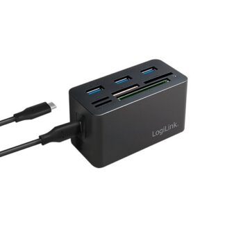 HUB USB-C LOGILINK MINI DOCKING NEGRO
