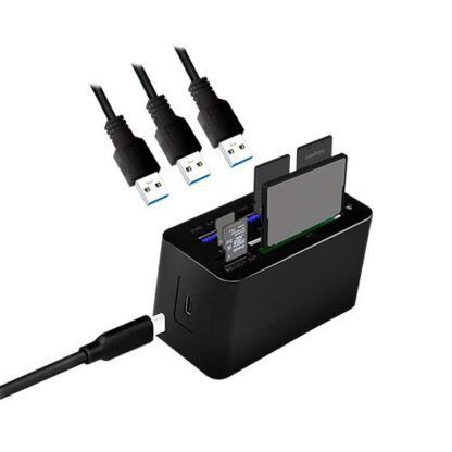 HUB USB-C LOGILINK MINI DOCKING NEGRO - Imagen 3