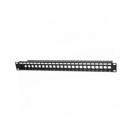 PATCH PANEL PEPEGREEN 24 PUERTOS Cat 6 UTP VACIO PLÁSTICO/NEGRO/1U/24PUERTOS/CAT6/UTP/VACIO