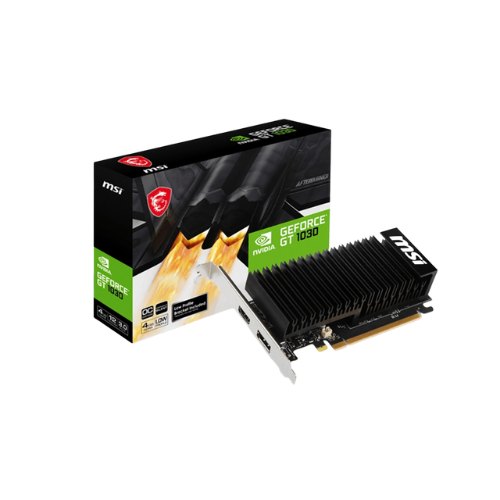 VGA MSI GT 1030 4GB DDR4 LOW PROFILE BRACKET INCLUYE LOW PROFILE BRACKET