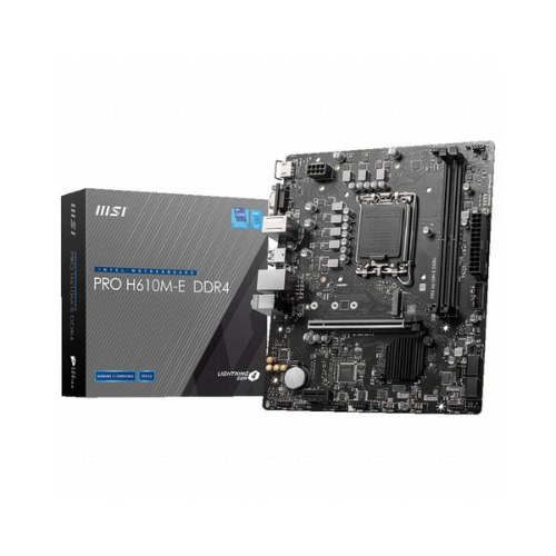 PB MSI 1700 PRO H610M-E DDR4 2 x DDR4 slots, soporta hasta 64GB