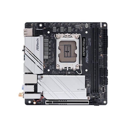 PLACA BASE ASROCK 1700 H670M-ITX/AX DDR4