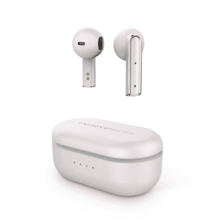 EARPHONES TRUE WIRELESS STYLE 4 CREAM COMPACT DESIGN/CHARGING CASE/APP ESMART CONNECT