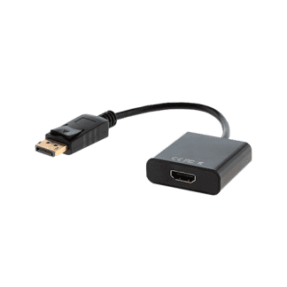ADAPTADOR DISPLAYPORT (M) - HDMI (H) 0.2M SAVIO 1080P/NEGRO/MACHO A HEMBRA